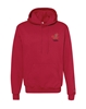 Picture of Hooded Sweatshirt (Light Steel, Scarlet Red & Sand)