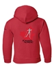 Picture of Personalized Youth Hooded Sweatshirt (Red)